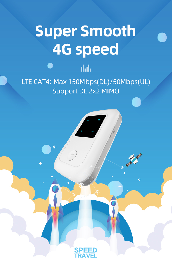 SIM 카드 4와 300mbps 4G LTE 미파이 라우터 3G 무선 포켓 분쟁지역