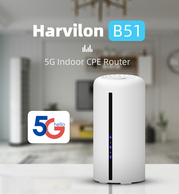 CPE 라우터 NSA SA 와이파이 6이 나노 SIM 카드로 5G 4G 네트워크 3.0 그비피스를 위해 배열한 이중 대역 5G