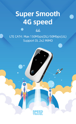 가지고 다닐 수 있는 와이파이 휴대 4G 라우터 150Mbps 모바일 광대역 무선 MIFI 모뎀