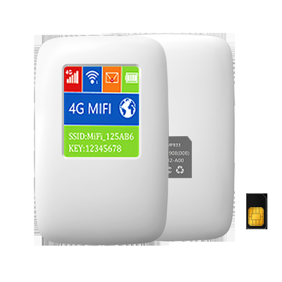 3000MAh 배터리에게 어떤 필요 구성도 청구하지 않는 Cat4 150Mbps 미파이 모바일 4G 라우터 USB 인터 페이스