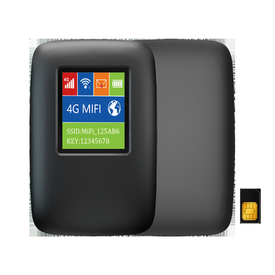 LCD 스크린과 2700mAh-3000mAh 4G 라이이트 미파이 라우터 150Mbps 4G 모바일 와이파이 분쟁지역 15 기기