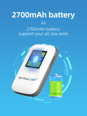 화면 검정색과 2700mAh-3000mAh 모바일 4G 라우터는 열렸습니다