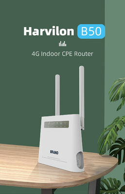 SIM 카드 슬롯과 이동 4G 홈 라우터 B1 B3 B7 B8 B20은 열렸습니다