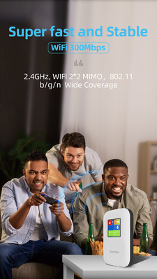 화면 2700mAh-3000mAh 주머니 와이파이 모뎀과 MIFI 모바일 4G 라우터는 열렸습니다