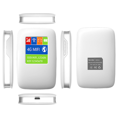 LTE 와이파이 휴대 4G 라우터 고속은 10 장치 3000mAh 큰 배터리를 연결시킵니다