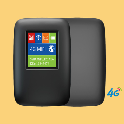 화면 검정색과 3000mAh 주머니 와이파이 분쟁지역 모바일 4G 라우터는 열렸습니다