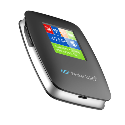화면 검정색과 3000mAh 주머니 와이파이 분쟁지역 모바일 4G 라우터는 열렸습니다