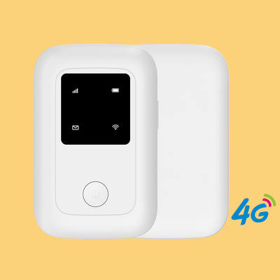 SIM 카드 슬롯과 통신업체 주머니 와이파이 라우터 4G