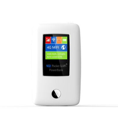 RJ45 희미한 LAN 포트와 5000mAh 가지고 다닐 수 있는 4G 와이파이 라우터