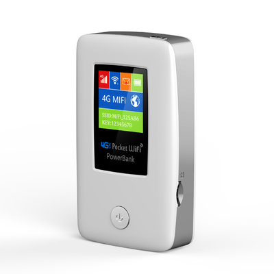 RJ45 희미한 LAN 포트와 5000mAh 가지고 다닐 수 있는 4G 와이파이 라우터