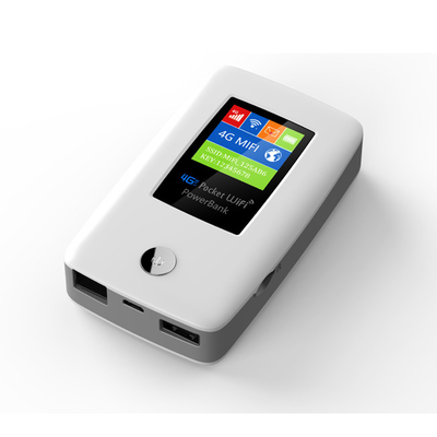 RJ45 희미한 LAN 포트와 5000mAh 가지고 다닐 수 있는 4G 와이파이 라우터