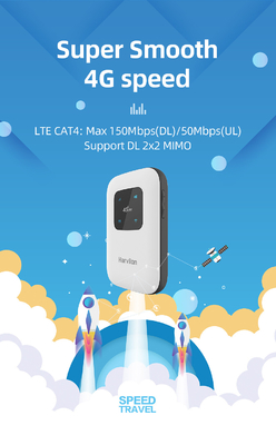 무선 가지고 다닐 수 있는 4g 미파이 라우터 CAT4 150Mbps 지원 B12/B17/B28