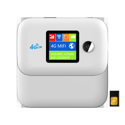 Sim 카드 슬롯 LCD 스크린으로 가지고 다닐 수 있는 4G 와이파이 라우터 주머니 무선 미파이를 열었습니다
