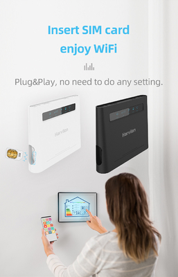 SIM 카드 슬롯 실내 CPE 모바일 핫스팟과 언로크된 4G 홈 라우터