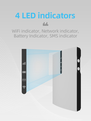 여행 2100mAh 배터리를 위한 높은 고속 150Mbps 모바일 핫스팟 4G 라이이트 라우터