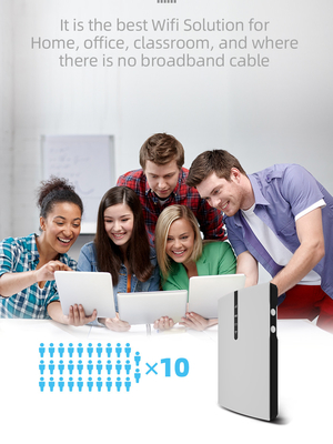 여행 2100mAh 배터리를 위한 높은 고속 150Mbps 모바일 핫스팟 4G 라이이트 라우터