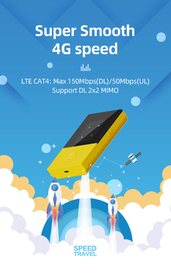 Sim 카드 슬롯과 3G 가지고 다닐 수 있는 모바일 4G 라우터 주머니 와이파이 자동차