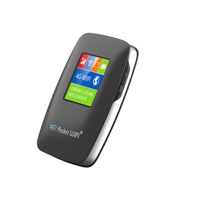 LCD 스크린과 2700mAh-3000mAh 4G 라이이트 미파이 라우터 150Mbps 4G 모바일 와이파이 분쟁지역 15 기기