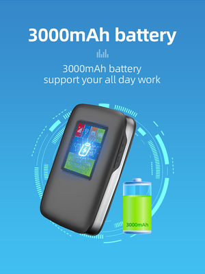 LCD 스크린과 2700mAh-3000mAh 4G 라이이트 미파이 라우터 150Mbps 4G 모바일 와이파이 분쟁지역 15 기기