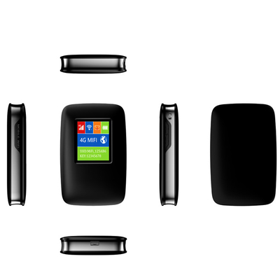 LCD 스크린 국제적 밴드와 3000mAh 4G LTE 무선 미파이 라우터 와이파이 핫스팟