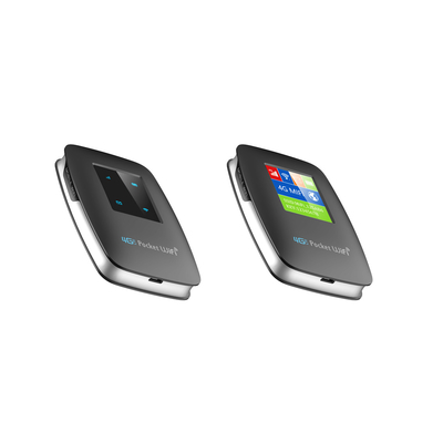 LCD 스크린 국제적 밴드와 3000mAh 4G LTE 무선 미파이 라우터 와이파이 핫스팟
