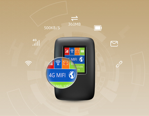 LCD 스크린 국제적 밴드와 3000mAh 4G LTE 무선 미파이 라우터 와이파이 핫스팟