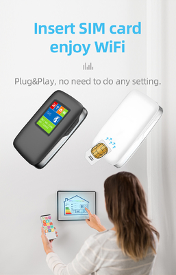 LCD 스크린 국제적 밴드와 3000mAh 4G LTE 무선 미파이 라우터 와이파이 핫스팟