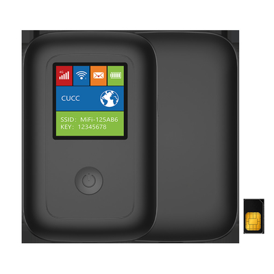 LCD 스크린 여행 CE와 3000mAh 집의 4G 와이파이 라우터